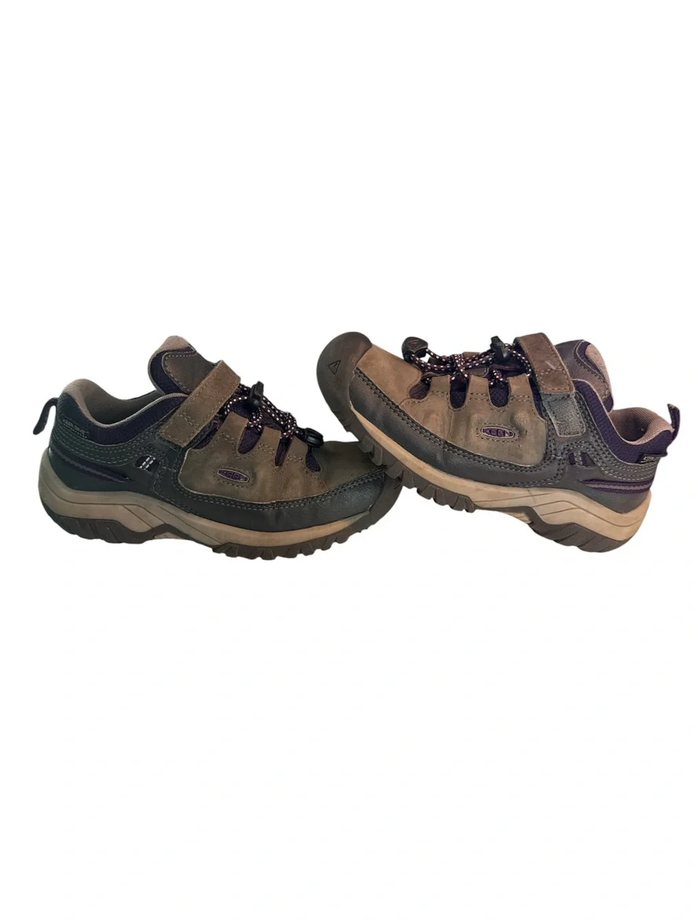 Keen Kids Gray and Purple Hiking Sneakers